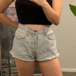 BRANDY MELVILLE Denim high-waist shorts
